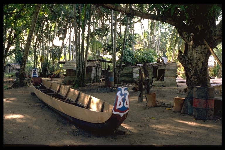 façonner une pirogue