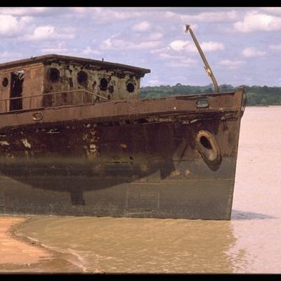 Bateau ayant servit au transport des bagnards