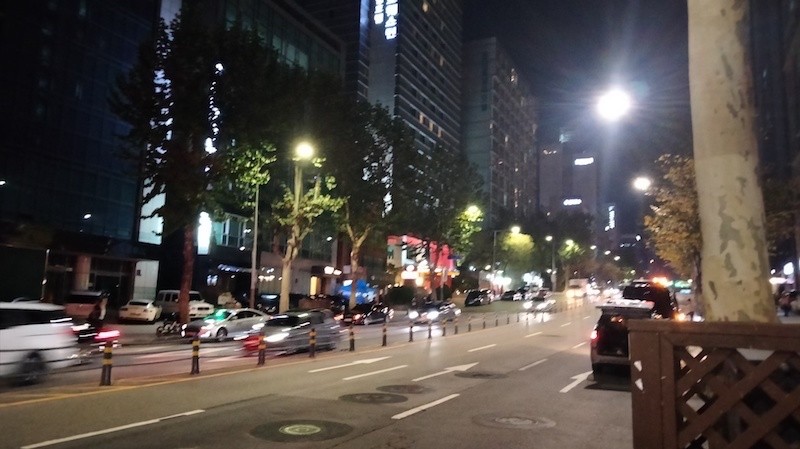 Rue seoul de nuit